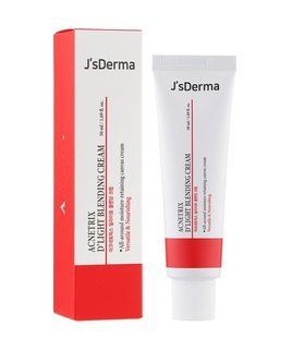 Відновлюючий крем для проблемної шкіри JsDerma Acnetrix Blending Cream 1876 фото