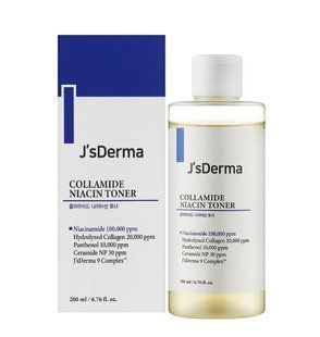 Тонер для комплексного зволоження з керамідами і колагеном J&rsquo;sDerma Collamide Niacin Toner 2707 фото