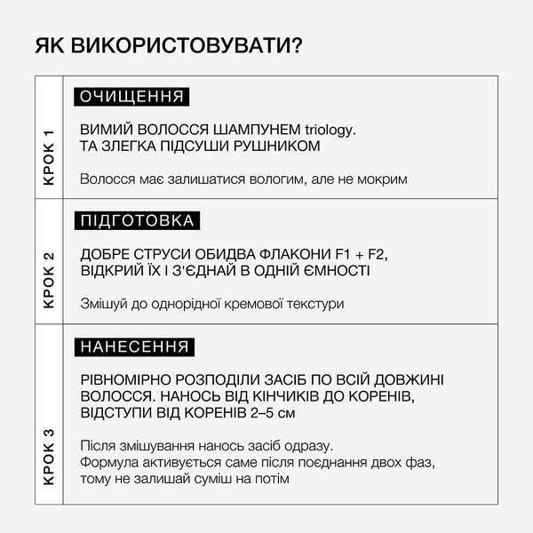 Холодне відновлення. Система інтенсивної реконструкції волосся BONDPLEX 2F triology 1780660994338 фото