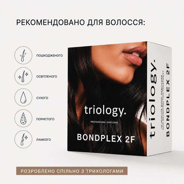 Холодне відновлення. Система інтенсивної реконструкції волосся BONDPLEX 2F triology 1780660994338 фото