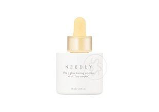 Тонізуюча сироватка з вітаміном С для сяяння шкіри Needly Vita C glow toning ampoule 1928 фото