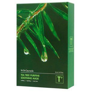 Заспокійлива маска з екстрактом чайного дерева Dr.Ceuracle Tea Tree Purifine Soothing Mask 1623 фото